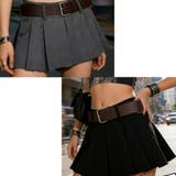 ベルト付タックプリーツスカートパンツ プリーツスカート スカパン | STRIP CABARET  | 詳細画像1 