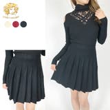 ブラック | プリーツニットスカート セクシー ギャル | STRIP CABARET 