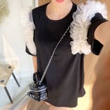 肩チュールトップス トップス Tシャツ | STRIP CABARET  | 詳細画像2 