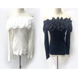 シフォンフリルオフショルトップス 肩開き シフォン | STRIP CABARET  | 詳細画像7 