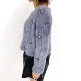 パールビジュー付きシャギーニットカーディガン カーディガン シャギーニット | STRIP CABARET  | 詳細画像7 