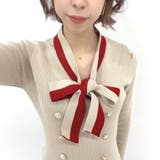 配色リボンワンピース ニットワンピース リボン付き | STRIP CABARET | 詳細画像7