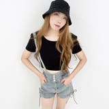 ブラック | 背中あきトップス パット入りトップス ミニトップス | STRIP CABARET 