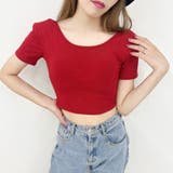 背中あきトップス パット入りトップス ミニトップス | STRIP CABARET  | 詳細画像6 