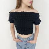 ブラック | オフショルトップス ポップコーントップス ミニトップス | STRIP CABARET 