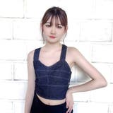ブラックデニム | キャミソール デニムキャミソール トップス | STRIP CABARET 