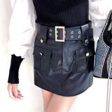 ブラック | 合皮スカート レザースカート タイトスカート | STRIP CABARET 