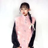 ニットベスト ファーベスト シャギーニット | STRIP CABARET  | 詳細画像3 