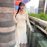 ベージュ | マーメイドワンピース ミディアムワンピ ニットワンピース | STRIP CABARET