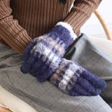 【スマホ対応】ネイビー | 手袋 レディース 防寒 | STYLE ON BAG