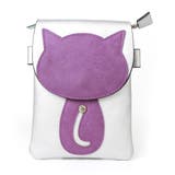 シルバー/パープル | ミニバッグ ショルダーバッグ スマホポシェット | STYLE ON BAG