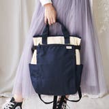 アイボリー×ネイビー | anello アネロ リュック | STYLE ON BAG