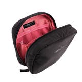 ダークグレー/オレンジピンク | LIZDAYS 化粧ポーチ スクエア型 | STYLE ON BAG