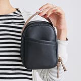 ブラック/グレーベージュ | メイクポーチ 自立 縦型 | STYLE ON BAG