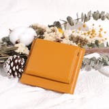 マスタード | 【上質牛革 トップレザー使用】がま口 二つ折り財布 | STYLE ON BAG