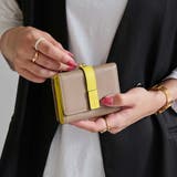 グレーベージュ/イエロー | がま口財布 レディース ミニ財布 | STYLE ON BAG