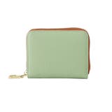 ピスタチオ/ライトブラウン | ミニ財布 レディース 本革 | STYLE ON BAG