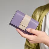 ラベンダー/ベージュ | 財布 レディース ミニ | STYLE ON BAG