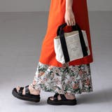 ナチュラル/ブラック | トートバッグ キャンバス 仕切り | STYLE ON BAG