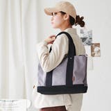 ダークグレー/ブラック | トートバッグ レディース キャンバス | STYLE ON BAG
