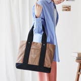 ライトブラウン/ブラック | トートバッグ レディース キャンバス | STYLE ON BAG