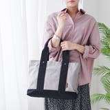 ライトグレー/ブラック | トートバッグ レディース キャンバス | STYLE ON BAG