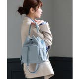 ブルーグレー | LIZDAYS 巾着バッグ ショルダーバッグ | STYLE ON BAG