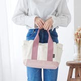 ナチュラル/ライトピンク | トートバッグ ショルダー レディース | STYLE ON BAG