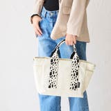 ナチュラル/WHダルメシアン | トートバッグ ショルダー レディース | STYLE ON BAG