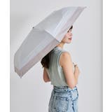 ナチュラル/グレーベージュ | 日傘 折りたたみ 形状記憶 | STYLE ON BAG