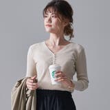 ベージュ | トップス ニット リブニット | STYLE ON BAG