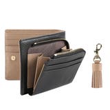 ブラックグレーベージュ | 財布 レディース 本革 | STYLE ON BAG