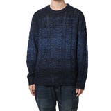 Bネイビー | ニット セーター クルーネック | Style Block MEN