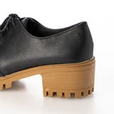 レースアップシューズ 太ヒール レザー調 | STYLEBLOCK | 詳細画像6 