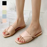 フラットサンダル ぺたんこ ストラップ | STYLEBLOCK | 詳細画像1 