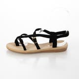 フラットサンダル クロスストラップ 合皮 | STYLEBLOCK | 詳細画像4 