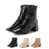 ショートブーツ ブーツ 太ヒール | STYLEBLOCK | 詳細画像1 