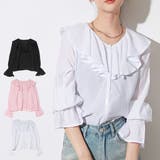 シャツ ブラウス フリルカラー | STYLEBLOCK | 詳細画像1 