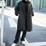 キルティングジャケット 中綿 ロング | STYLEBLOCK | 詳細画像3