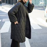 キルティングジャケット 中綿 ロング | STYLEBLOCK | 詳細画像4