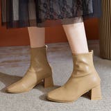 ショートブーツ ブーツ 太ヒール | STYLEBLOCK | 詳細画像7 