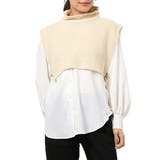 アイボリー | シャツ ブラウス ニットベスト | STYLEBLOCK