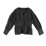 ブラック | シャツ ブラウス 長袖 | STYLEBLOCK