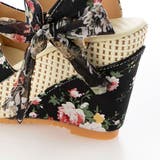 サンダル ウェッジソールサンダル 花柄 | STYLEBLOCK | 詳細画像6 