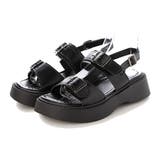 サンダル 厚底サンダル ダブルベルト | STYLEBLOCK | 詳細画像3