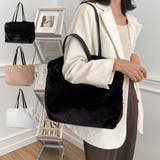 トートバッグ 大きめ ファー | STYLEBLOCK | 詳細画像1 