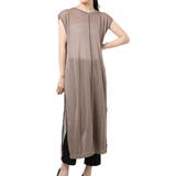 グレージュ | ワンピース ニットワンピース シアー | STYLEBLOCK