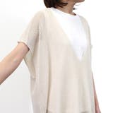 ニットベスト サマーニット リネンタッチ | STYLEBLOCK | 詳細画像6 