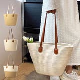 トートバッグ かごバッグ ストロー | STYLEBLOCK | 詳細画像1 