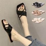 フラットサンダル サンダル ぺたんこ | STYLEBLOCK | 詳細画像1 